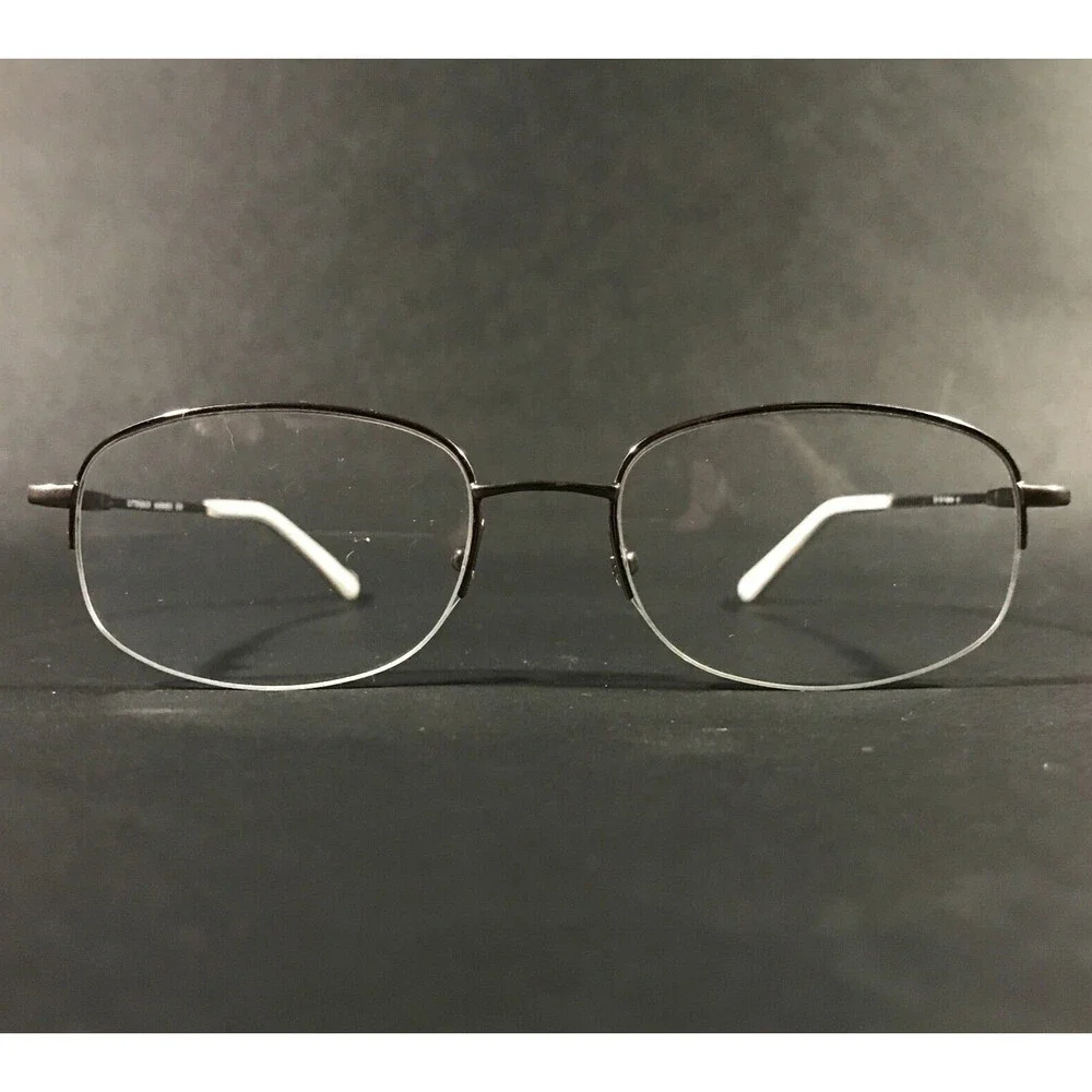 Cutter & Buck Eyeglasses Frames INVERNESS GUN Gray Rectangular 53-19-145